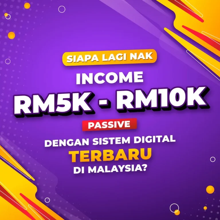 Jana Income Pasif & Aktif Serentak Menggunakan SISTEM DIGITAL