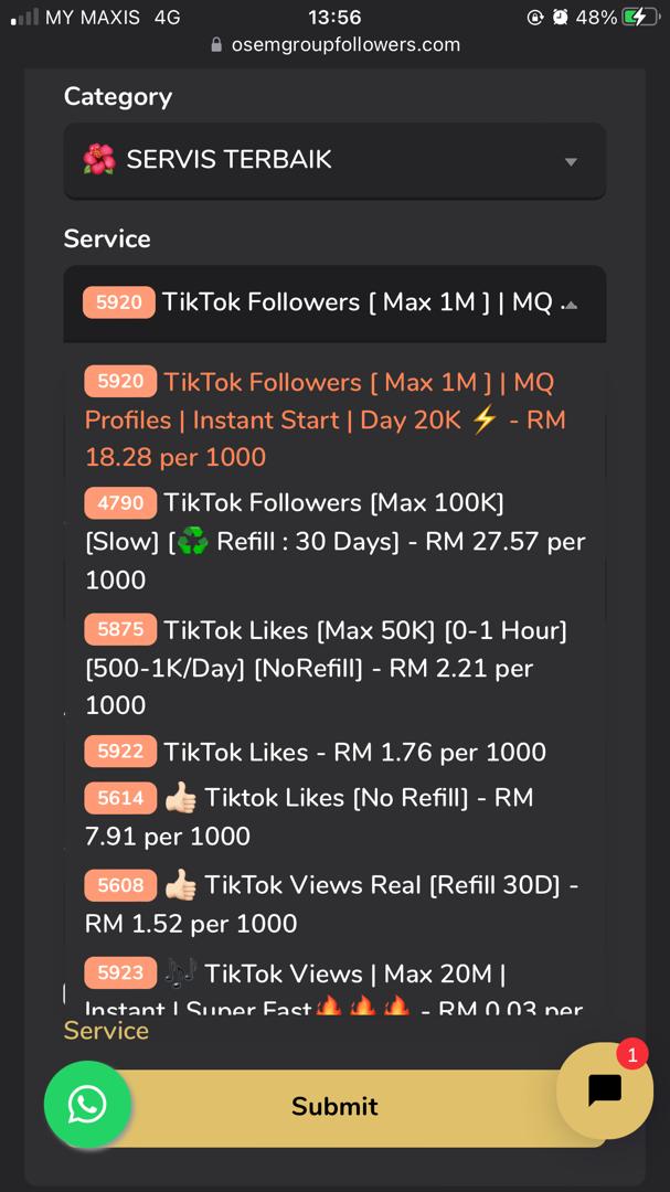 Tiktok Followers