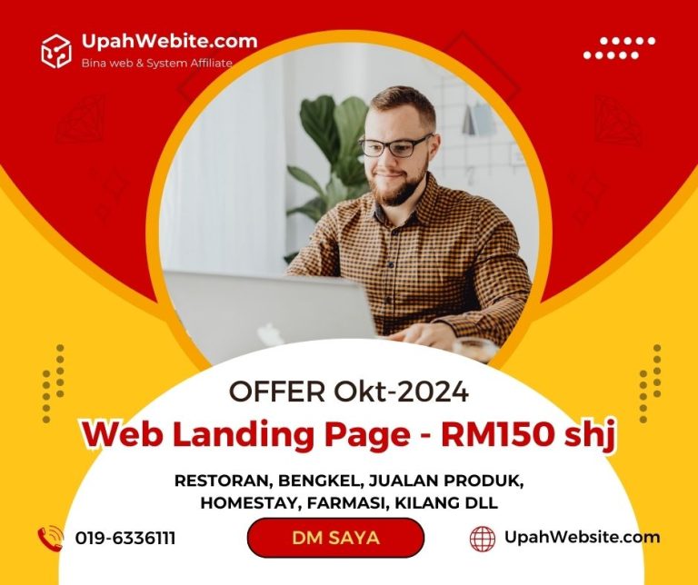 Website Murah RM160 jer untuk Bisnes Owner